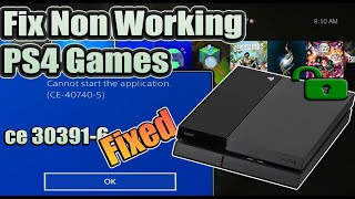 How to Fix nonworking PS4 Games  FPKG  Physical  Digital [upl. by Noside]