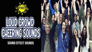 The Best Crowd Applause Sound Effect  Loud Crowd Cheering Sounds [upl. by Hanleigh]