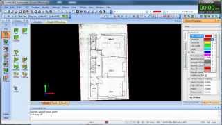 How fast can you draw Plan Drawing Exercise in Caddie AEC Architecture dwg software [upl. by Kristos459]