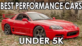 Top 7 Best Performance Cars Under 5K [upl. by Ennairb514]