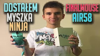 MYSZKA NINJY  FINALMOUSE AIR58 NINJA CHERRY BLOSSOM BLUE  TEST PL [upl. by Sheepshanks]