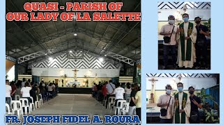 LIVE MASS WITH FR JOSEPH FIDEL A ROURA  QUASI PARISH OF OUR LADY OF LA SALETTE  CDA Vlog Official [upl. by Weissman]