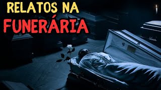 5 RELATOS REAIS EM FUNERÁRIAS  Histórias de terror [upl. by Llewol]