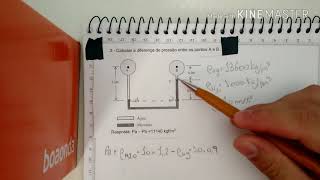 Mecânica dos Fluidos exercícios de manometria [upl. by Inalawi929]