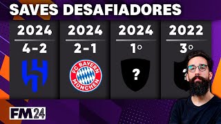 IDEIAS DE SAVES DESAFIADORES AINDA PRO FOOTBALL MANAGER 24 [upl. by Patty404]