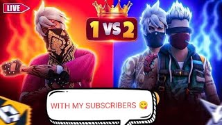 1v2 with my subscribers😋 only onetap dessert x katta song begin x life force [upl. by Galliett339]