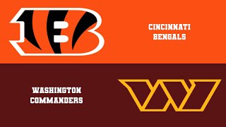 Washington Commanders vs Cincinnati Bengals Week 3  NFL 2024 Simulation [upl. by Hatcher]