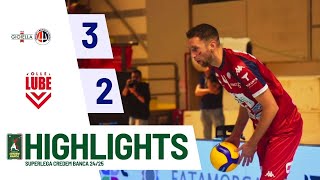 Gioiella Prisma Taranto vs Cucine Lube Civitanova  Superlega Credem Banca VBTV Match Highlights [upl. by Joachima]