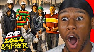 Kenny Reacts To AMP FRESHMAN CYPHER 2024  Beta Squad VS AMP [upl. by Ardnajela]