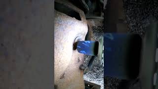 It is always that last bolt that will get you Steering box bolts stop powerful impact wrench [upl. by Ispep]