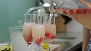 How to Make Champagne Cocktails  Cocktail Recipes [upl. by Aniehs]