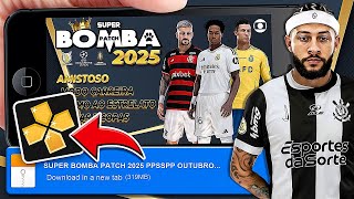 🚨 BOMBA PATCH 2025 PPSSPP DOWNLOAD MEDIAFIRE LINK DIRETO 100 ATUALIZADO NO CELULAR ✅ PES 2024 [upl. by Mahsih]