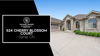 Sarnia Real Estate  524 Cherry Blossom Court Sarnia Ontario Canada [upl. by Ydurt]