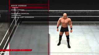 WWE2K14 Erick Rowan Moveset [upl. by Erik]