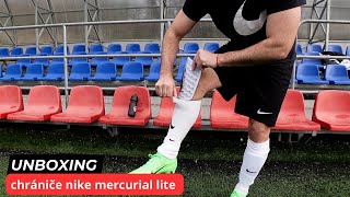 Najpredávanejšie futbalové chrániče Nike Mercurial Lite [upl. by Lamonica]