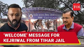 ‘Welcome To Tihar Jail’ Conman Sukesh Chandrasehkhar Vows to Expose Arvind Kejriwal amp Team  Watch [upl. by Hillary584]