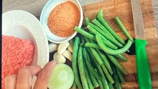 Ground meat with green beans  Sperziebonen met gehakt [upl. by Ahtael161]