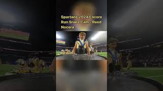 DCI World Champs Encore  Spartans 2024 Snare Drum Cam [upl. by Guinevere]