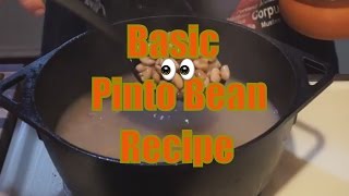 Basic Pinto Beans Recipe [upl. by Eirrem]