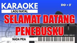 Karaoke  Selamat Datang Penebusku  Gloria Trio  Nada Pria [upl. by Nevin]