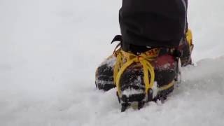 Winter skills 24 walking in crampons [upl. by Arel]