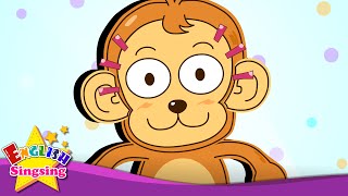 It has big eyes How big Monkey songExclamation  Rap for Kids  English song with lyrics [upl. by Roobbie171]