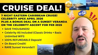 😎 Exclusive 2026 Cruise Offers 🌊  Top Caribbean Cruise Deals🏝️ on Celebrity Apex amp Ascent [upl. by Maxine]