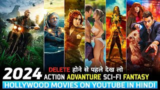 Top 8 Hollywood SciFi Movies On YouTube in Hindi Dubbed  2024 New Hollywood Movies in Hindi Dubbed [upl. by Aaren]