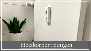 HOWTO  Heizkörper von innen und hinten reinigen ohne das Heizungsgitter abzunehmen [upl. by Enetsirhc380]