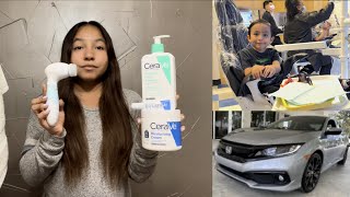 Everyday Skincare Routine Clean My Car With Me and Levi’s Dentist Appointment [upl. by Aniehs]