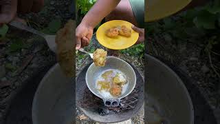 Outdoor Cooking Jamaica Fried Conch And Bammy shortsfeed seafood outdoorcooking [upl. by Guthrey]