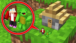 Mikey amp JJ Found this TINY SECRET HOUSE  Minecraft Survival Maizen Challenge [upl. by Okimuy348]