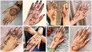 Ramadan eid special mehndi design 2024  Simple Mehndi Design 2024  Latest Chand Mehndi Design 2024 [upl. by Geraldine]