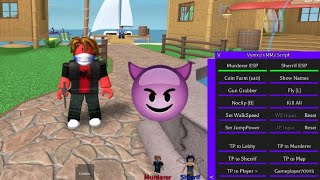 ROBLOX MM2 SCRIPT FLY  SPEED  JUMP AND MORE [upl. by Daisi743]