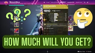 What will you get from dismantling a fully Masterworked exotic armor piece  Destiny 2 [upl. by Von621]