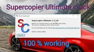 supercopier ultimate windowsx86641230setup with crack [upl. by Latsirhc]