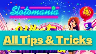 Slotomania Casino Slots Game  How To Level Up Faster  All Tips amp Tricks [upl. by Naerad401]