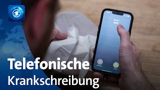 Telefonische Krankschreibung wieder möglich [upl. by Adore]