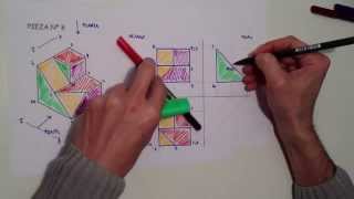 V 24 Perspectiva isométrica Ejemplos [upl. by Tressia]