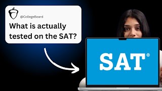 What is actually tested on the SAT [upl. by Eiramnerual]