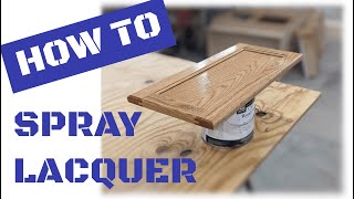 Spraying Lacquer Full Tutorial [upl. by Maddis]