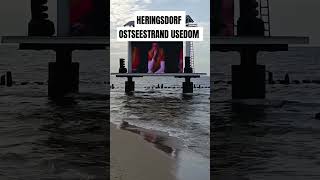 SEEBRÜCKE und Sommerkino in der Ostsee Heringsdorf auf Sonneninsel Usedom  Mecklenburg Vorpommern [upl. by Niltac]