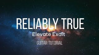 Guitar Tutorial  How to Play  Reliably True by Elevate Exalt  Epiphone AJ210CE [upl. by Jung96]