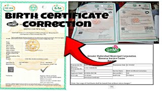 Birth certificate correction full procedure  process for birth certificate correction [upl. by Ephrem]