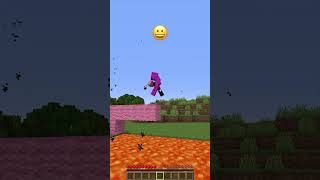 Breaking Over Lava vs Emoji Reaction minecraft meme shorts [upl. by Aissert385]