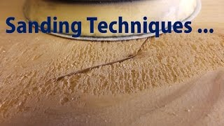 Sanding Techniques  Beginners 13  woodworkweb [upl. by Surovy120]