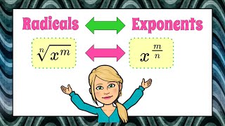 Rewrite a Radical Using Exponents  Algebra 1  HSNRNA1 🖤 [upl. by Itsim872]