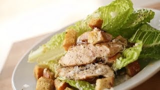 Easy Chicken Caesar Salad Recipe [upl. by Donata]