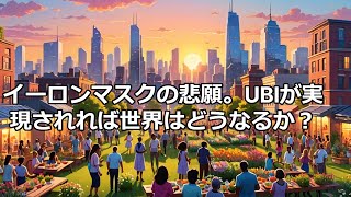 イーロンマスクの悲願、UBIが実現されればどうなるか？ [upl. by Burra]