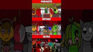 Incredibox Sprunki Parasite VS Retake VS Ultra MIX HORROR VERSION [upl. by Michelsen]